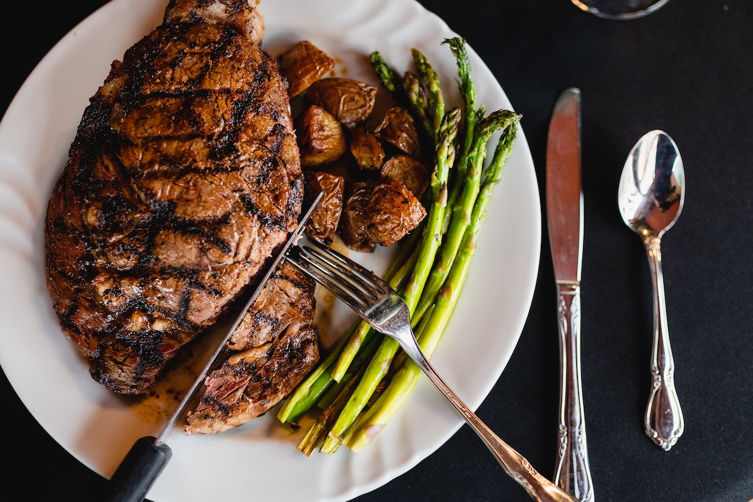 photo of one of the best Restaurants in Stillwater, MN, beautiful steak dinner